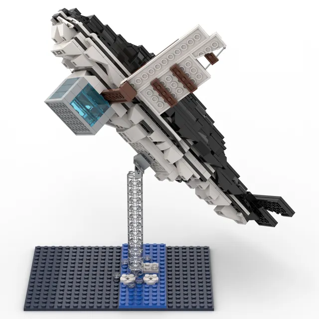 Humpback research airship: brick model render