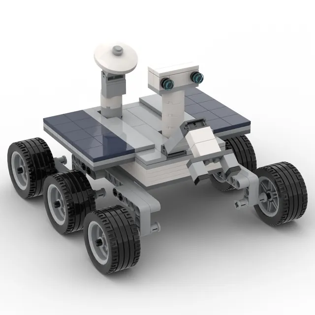 Mars rover: brick model render