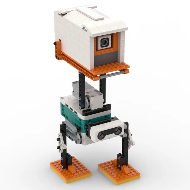 MicroDuck walker: brick model render