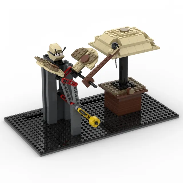 Midnight moth: brick model render