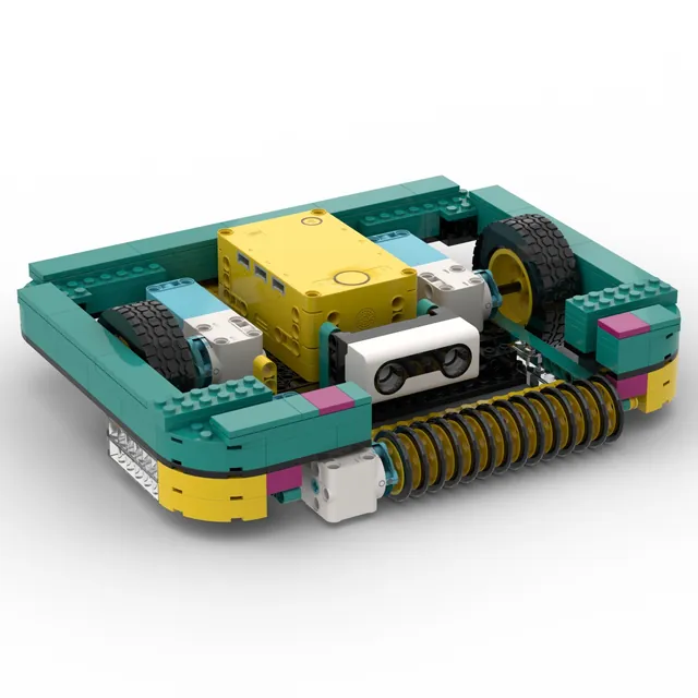 Paper Scout sweeper bot: brick model render