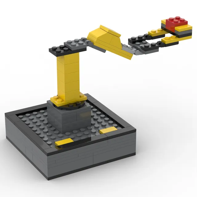 Robotic arm: brick model render