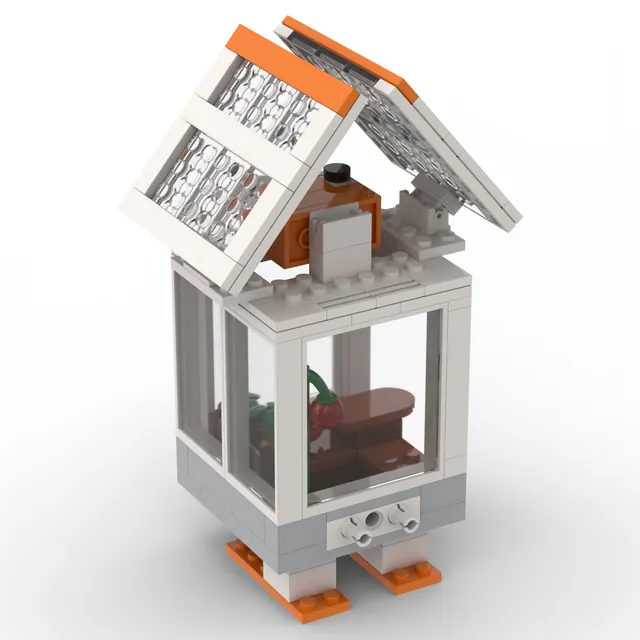 Sprout: robot to greenhouse: brick model render