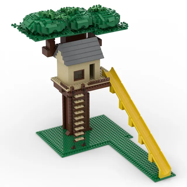 Treehouse: brick model render