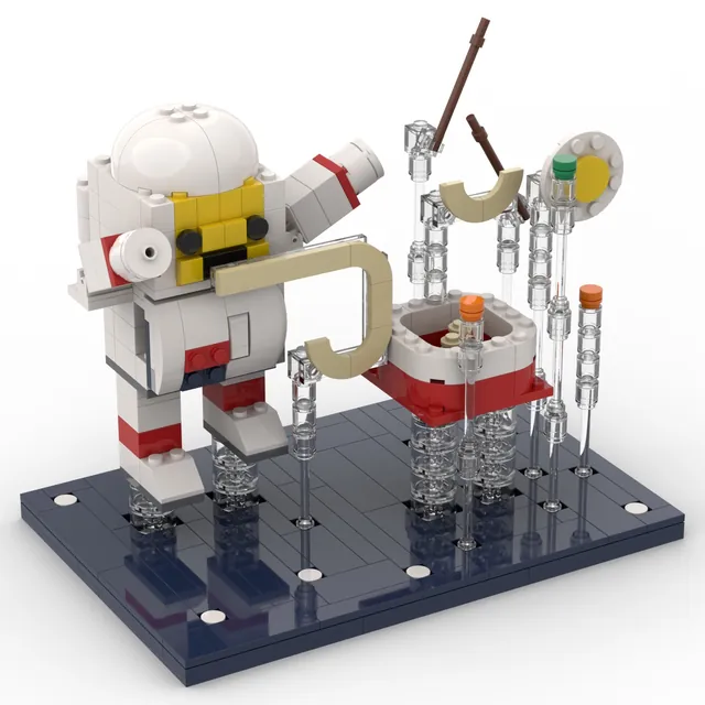 Zero-G ramen: brick model render